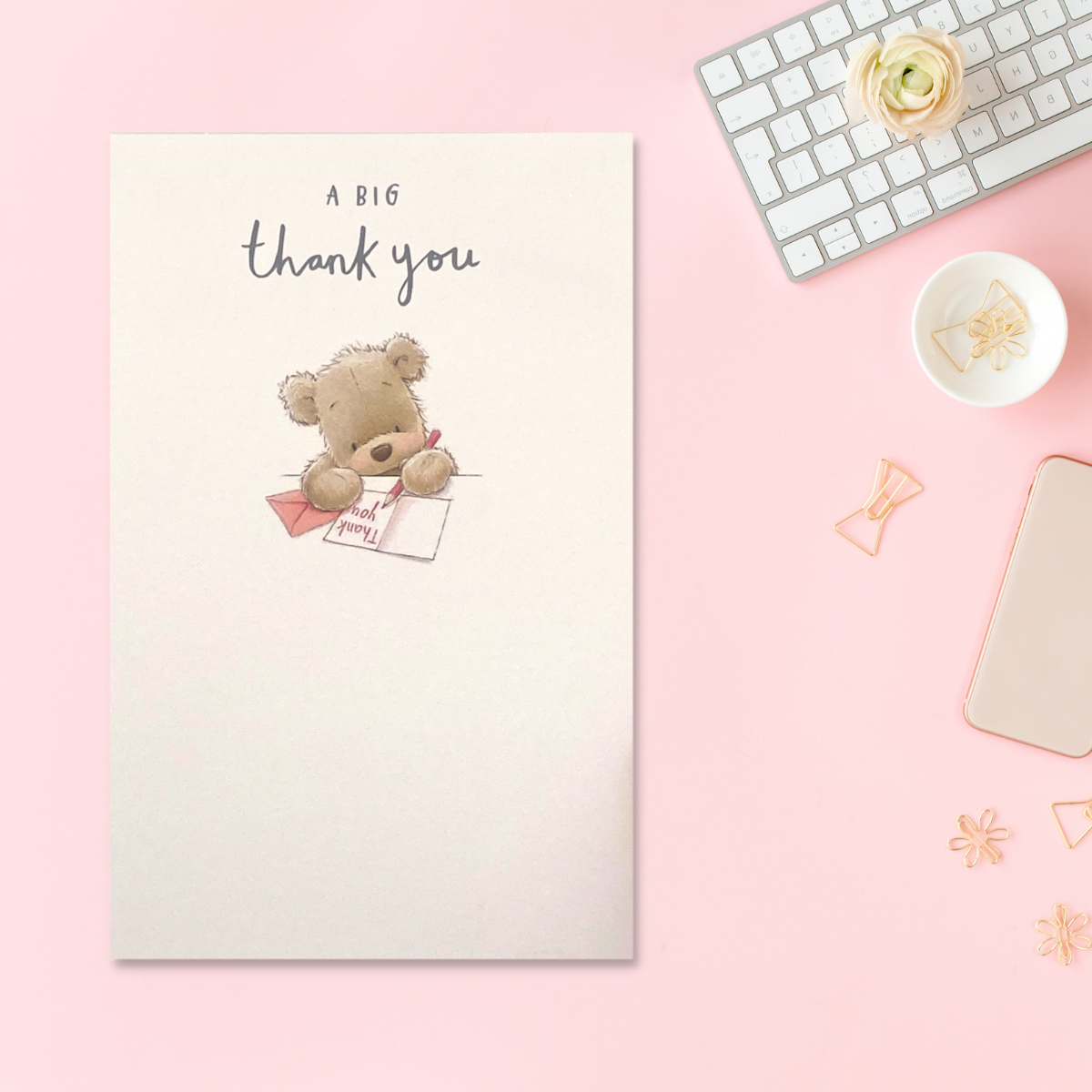 Thank You Card - Nutmeg Writing Letter