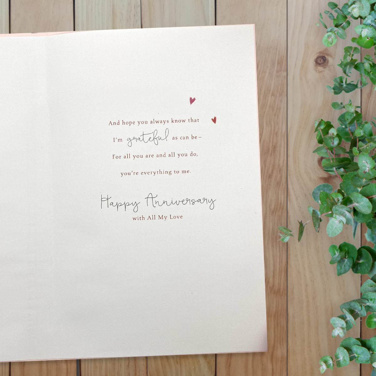 Wife Anniversary Card - Artist's Notebook Large