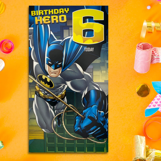 6th Birthday Card - Batman