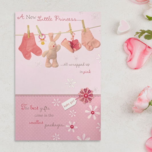 Baby Girl Card - New Little Princess