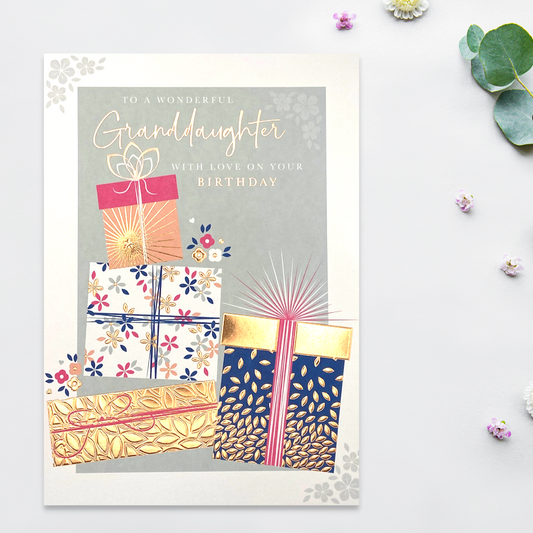 Granddaughter Birthday Card - Swish Gifts