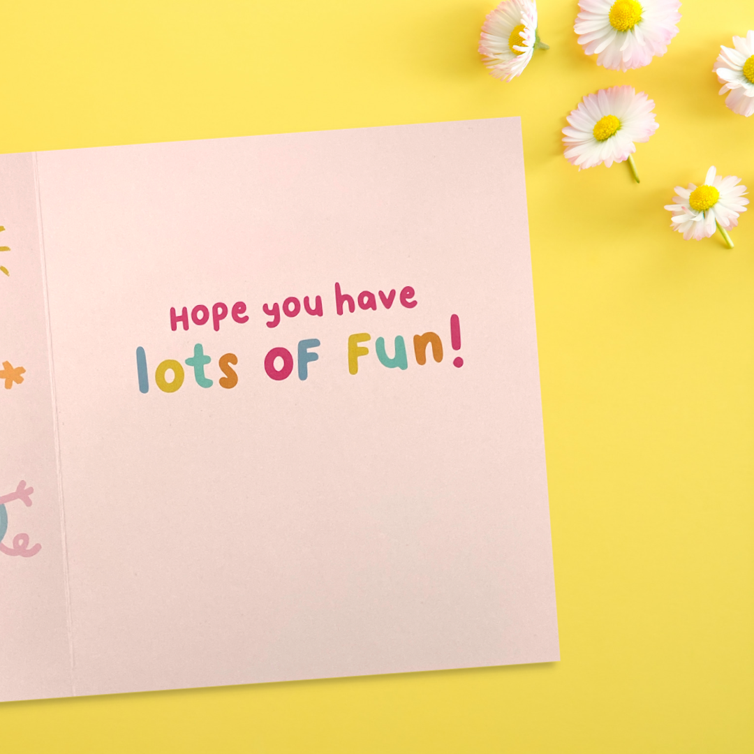 Sister Birthday Card - Peppa Pig Rainbow