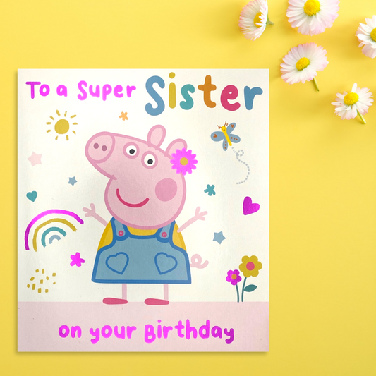 Sister Birthday - Peppa Pig Rainbow
