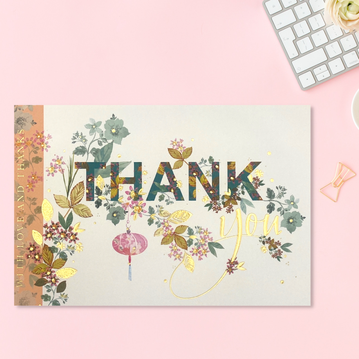 Thank You Card - Blossom & Bloom Text