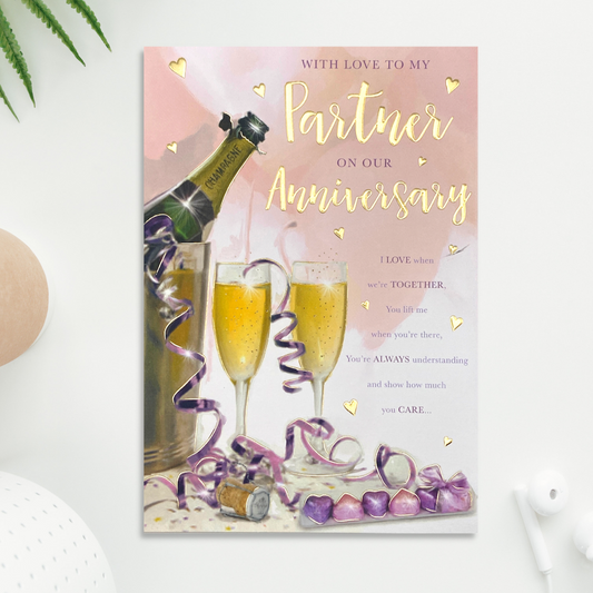 Partner Anniversary Card - I Love When We're Together