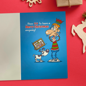 Brother Funny Christmas Card - Bags of Gags