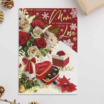 Christmas Mum - Heart Chocolates