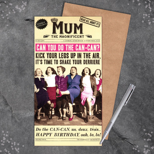 Mum Funny Birthday Card Design