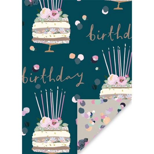 Giftwrap - Birthday Cake Luxury Front Image
