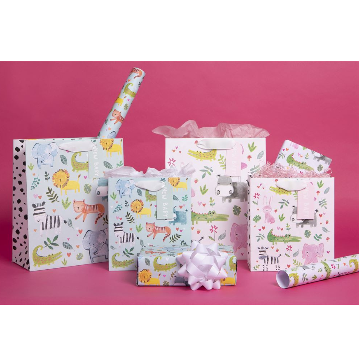Luxury Giftwrap Baby Animals Collection