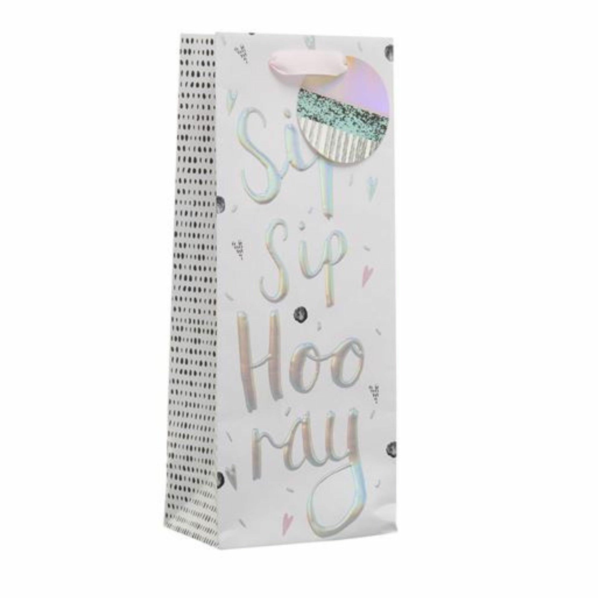 Gift Bag -  Bottle Bag Confetti Cocktail Front Image