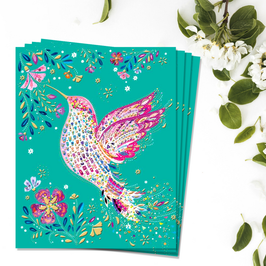Notecards - Murano Bird - Pack of 4 Front Image
