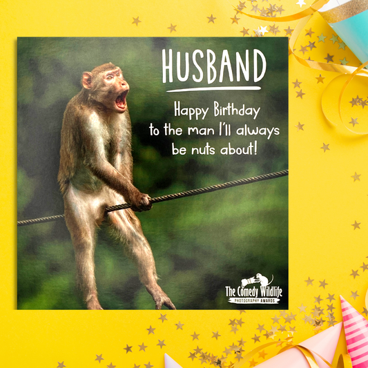 Husband Birthday -  Comedy Wildlife Front Image