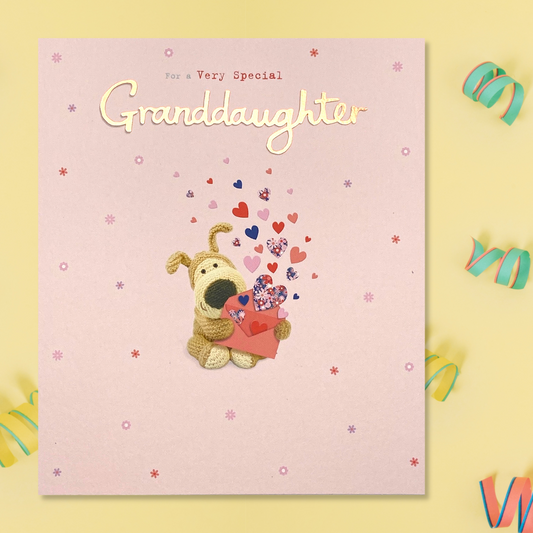 Granddaughter - Birthday Boofle Card Front Image