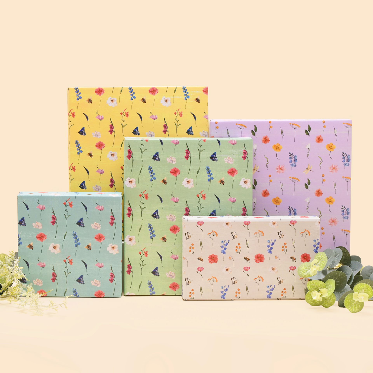 Cottage Garden Gift Boxes To Show Colourful Prints