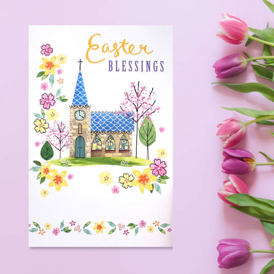 Easter - Blessings Church Scene Front Image