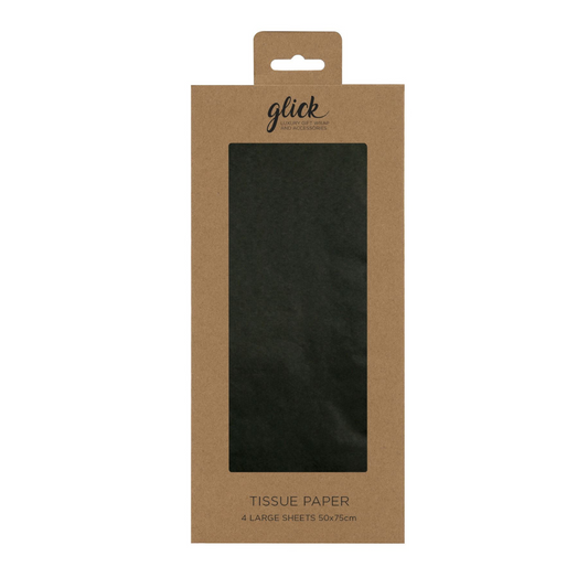Image Of A Packet Of Black Tissue Paper