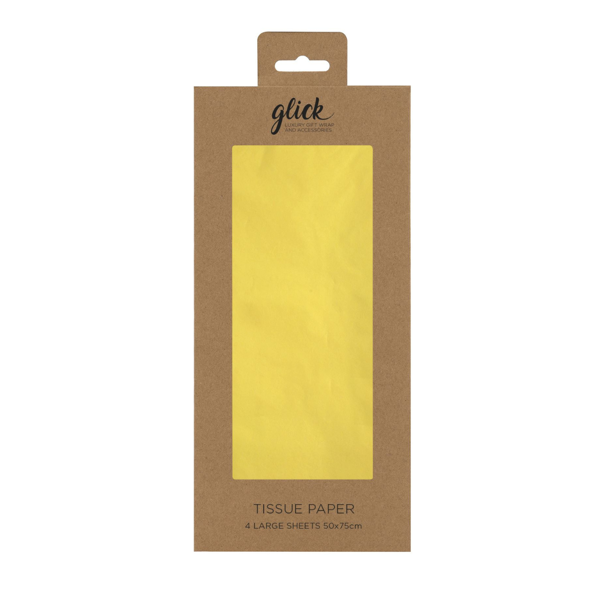 Image Of A Packet Of Yellow Tissue Paper