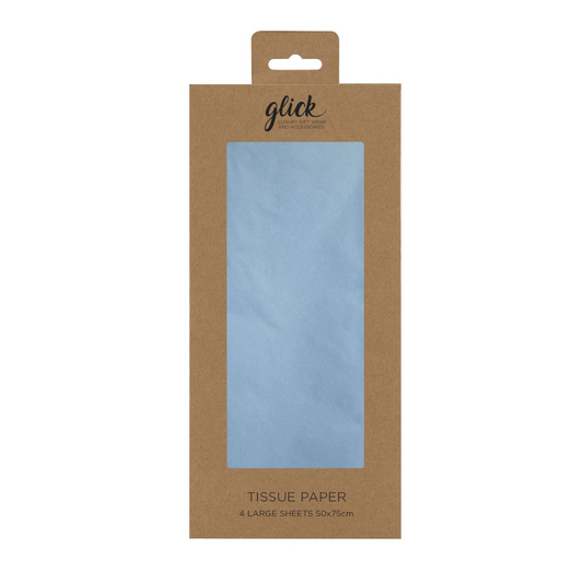 Tissue Paper - Light Blue Pack of 4 sheets
