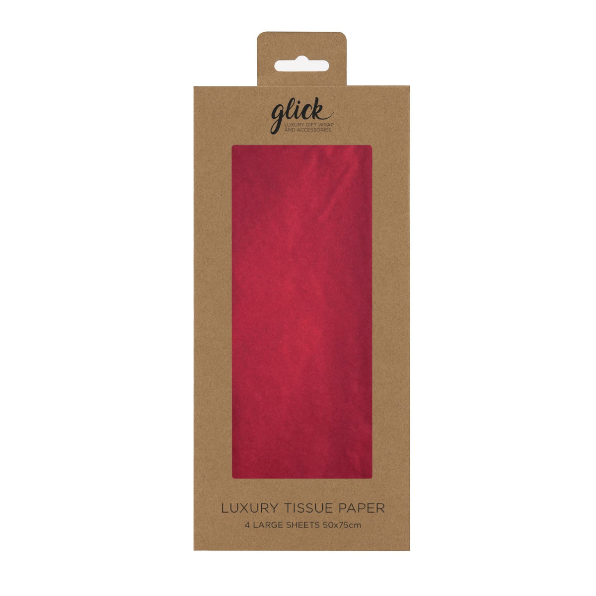 Image Of A Packet Of Red Tissue Paper