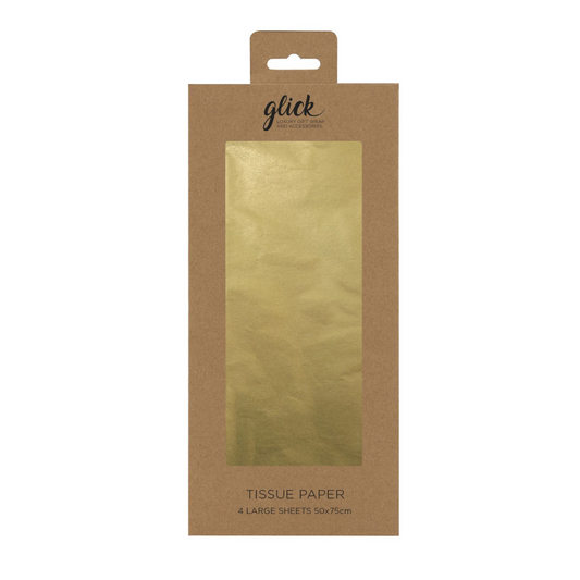Image Of Packet Of Gold Tissue Paper