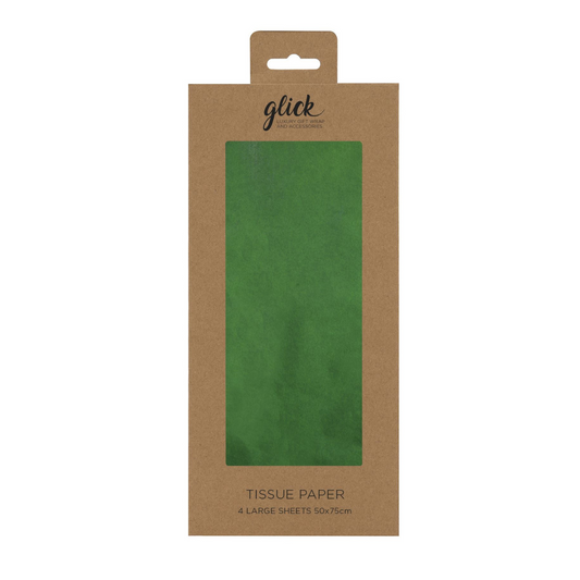Tissue Paper - Dark Green Front Image