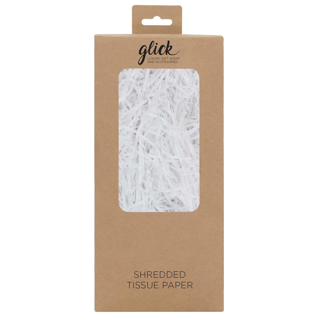 Shredded Tissue Paper - White Front Image