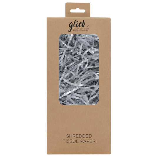 Shredded Tissue Paper - Silver Front Image