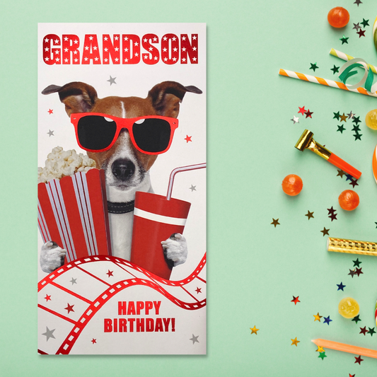 Grandson Birthday - Movie Dog front image
