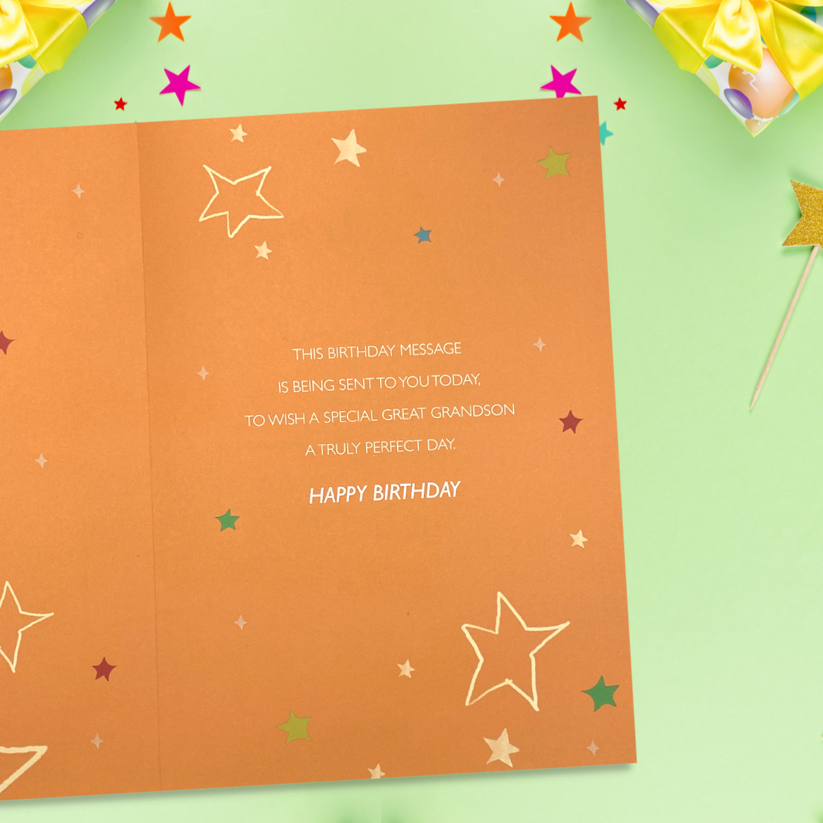 Great Grandson Birthday Card - Make Your Wish