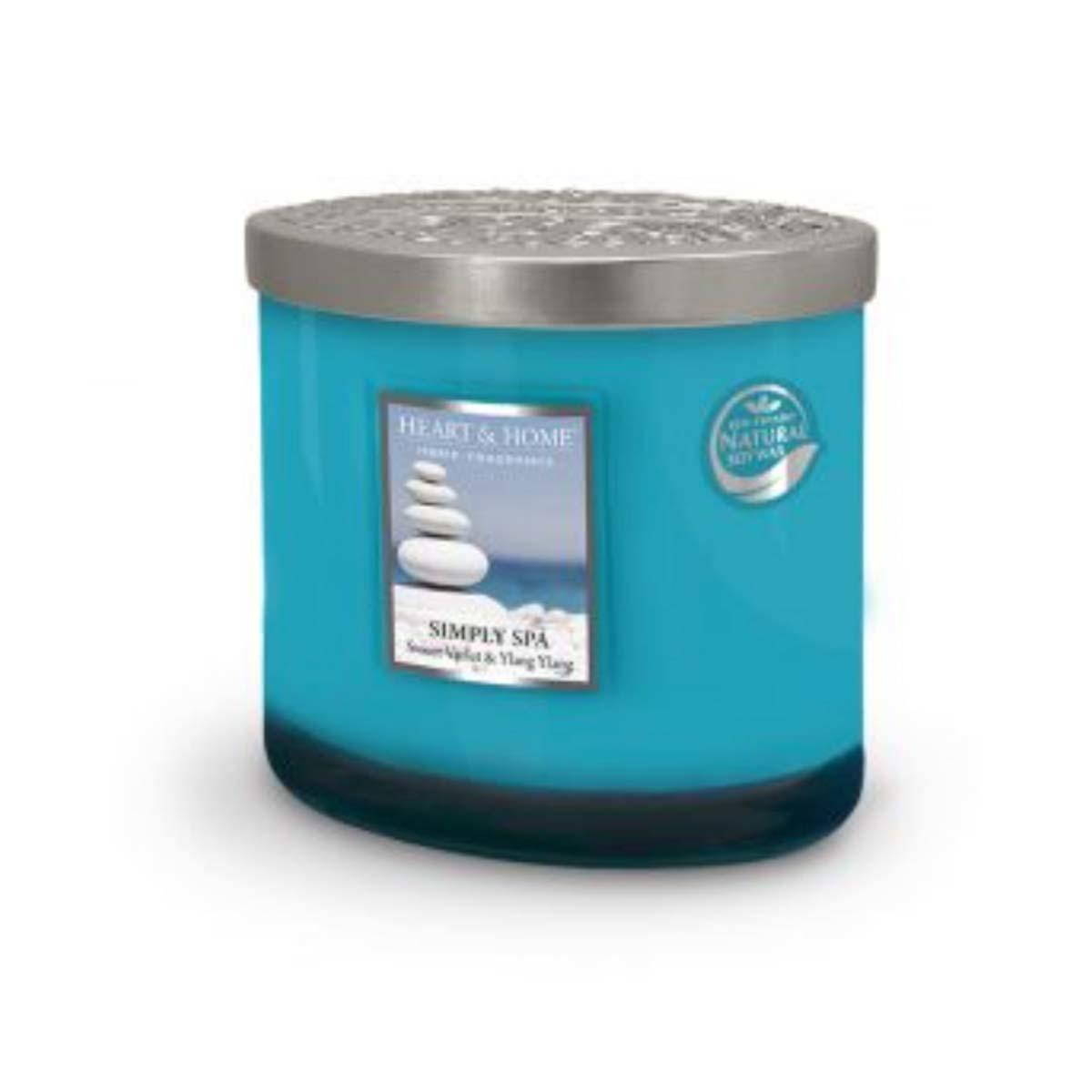 Full Image Of Simply Spa Candle Unlit