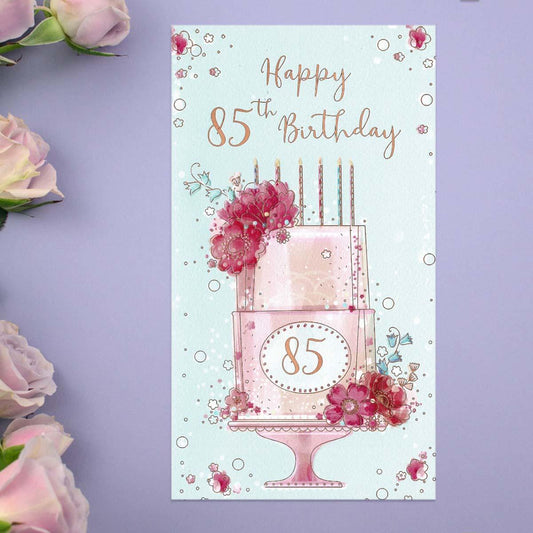 Lottie Loves - Happy 85th Birthday Card Front Image