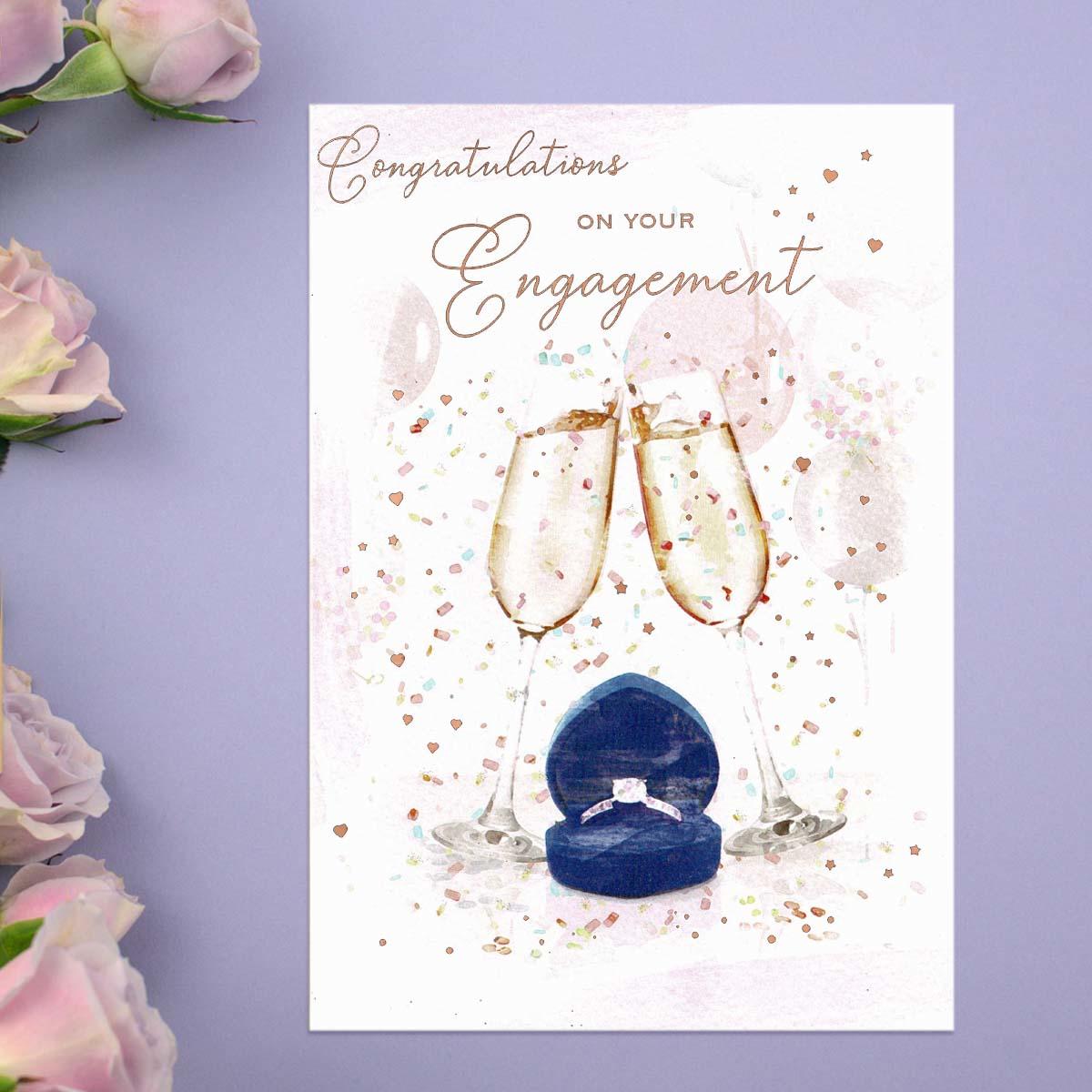 Brighstone - Congratulations On Your Engagement Card Front Image