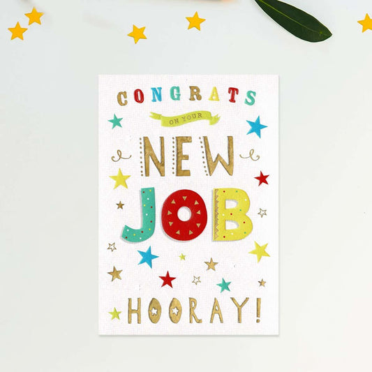 Giddy Up - Congrats On Your New Job Card Front Image