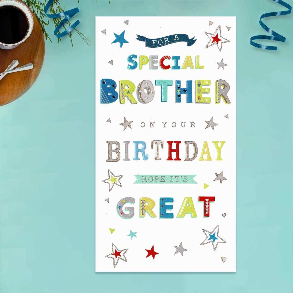 Giddy Up - Special Brother Birthday Card Front Image