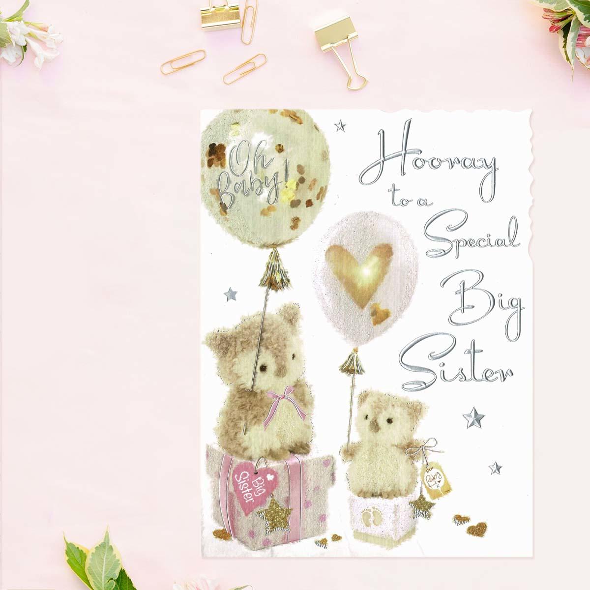 Velvet - Hooray To A Special Big Sister Card Front Image