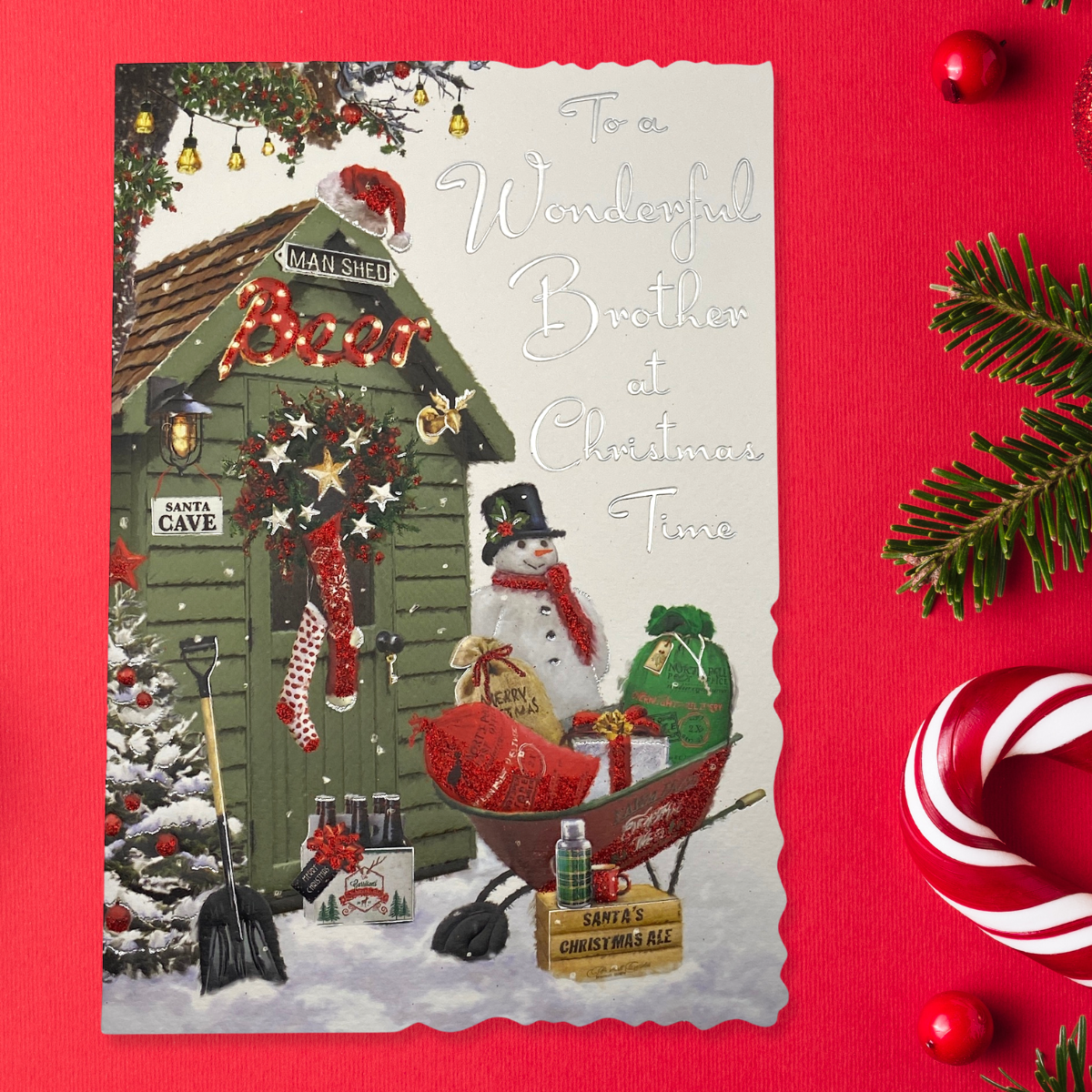 Brother - Velvet - Christmas Card Front Image