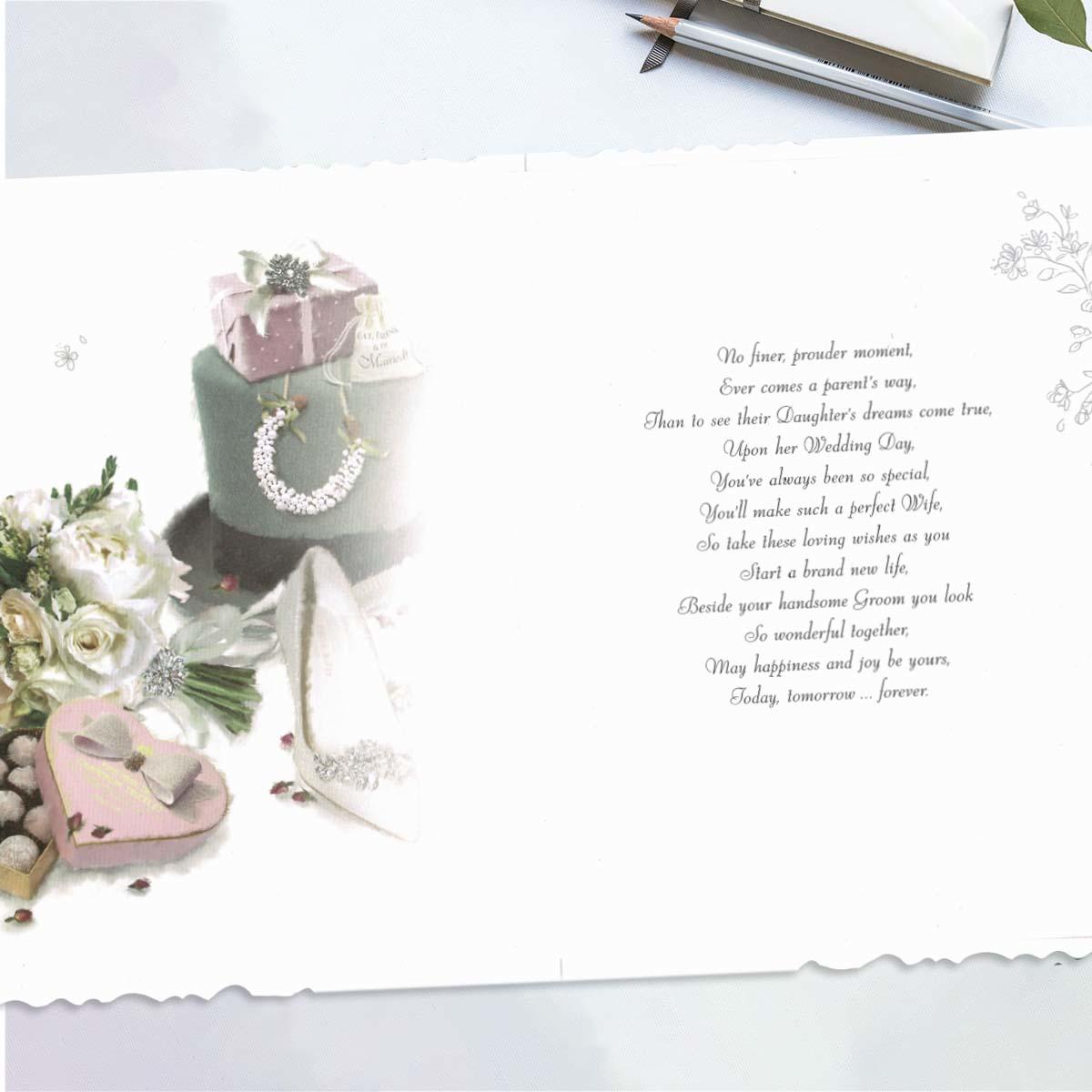 Inside with colour insert and heartfelt words