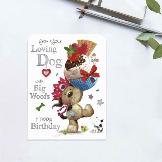 Fudge & Friends - From Your Loving Dog Card Front Image