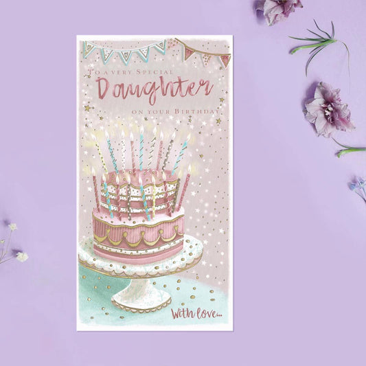 Special Daughter Birthday Card Front Image