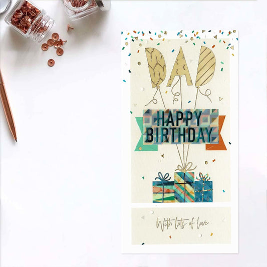 Menazzo - Dad Happy Birthday Card Front Image
