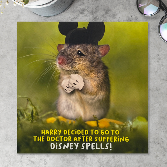 Virtual Safari - Disney Spells Birthday Card Front Image