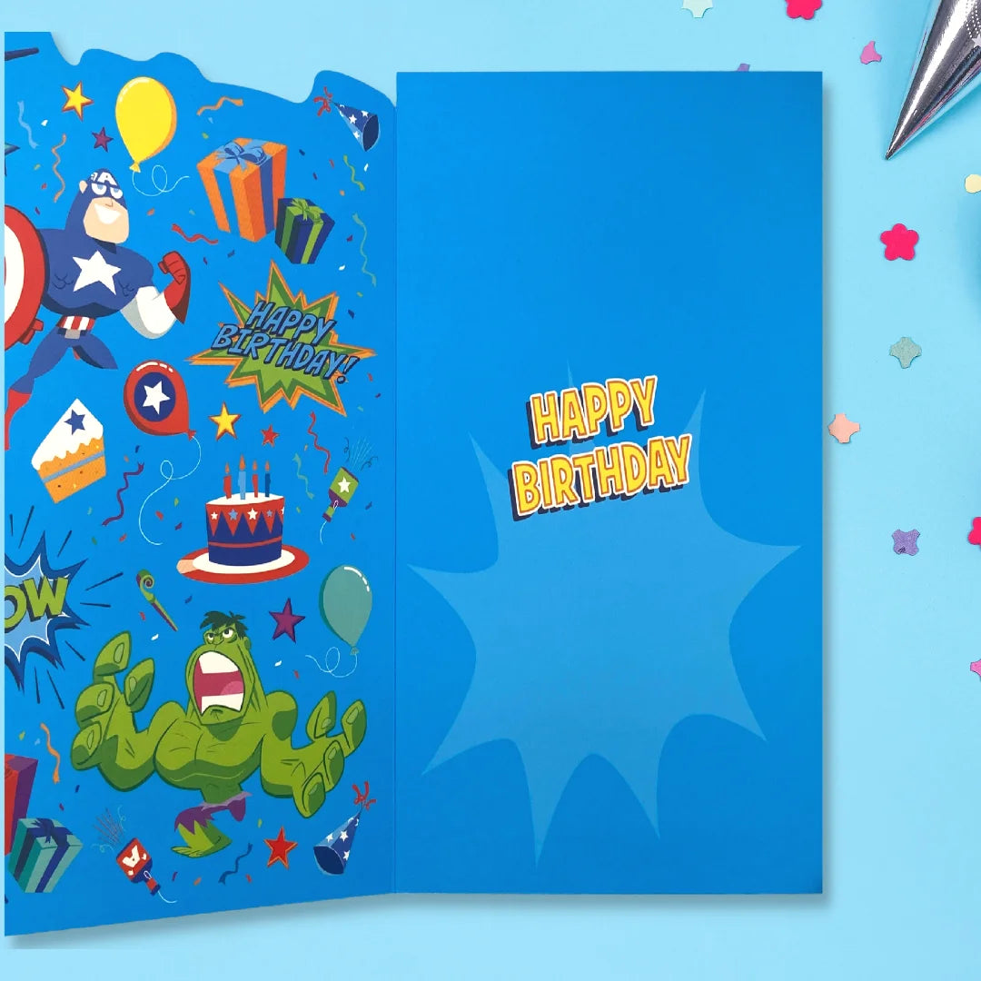 4th Birthday Card - Marvel Epic Time