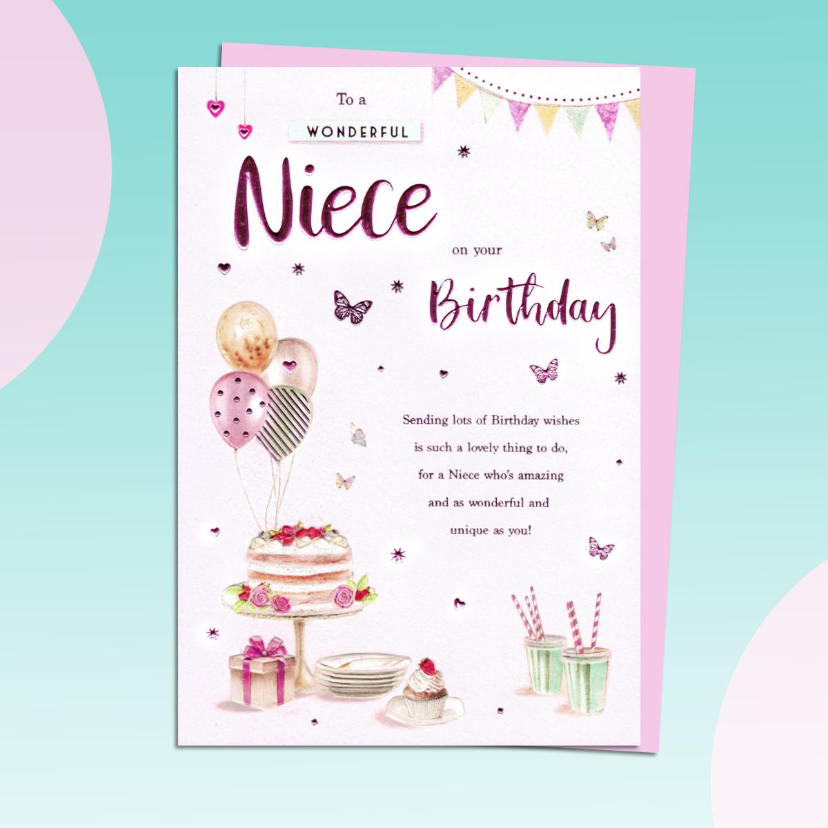 Niece Birthday Card Front Image