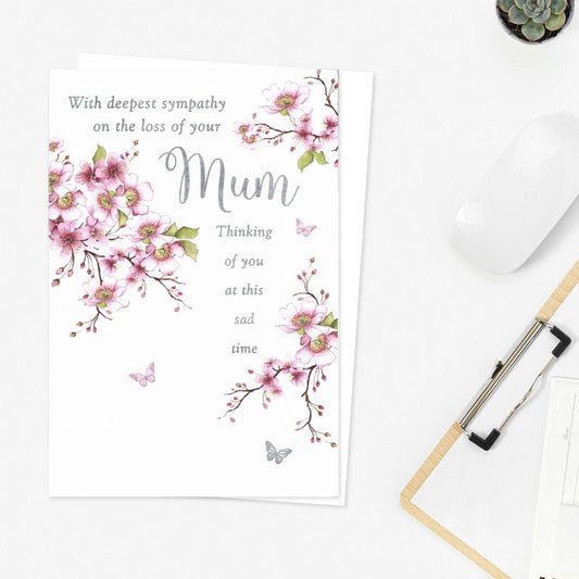 Deepest Sympathy Loss Of Mum Card Front Image