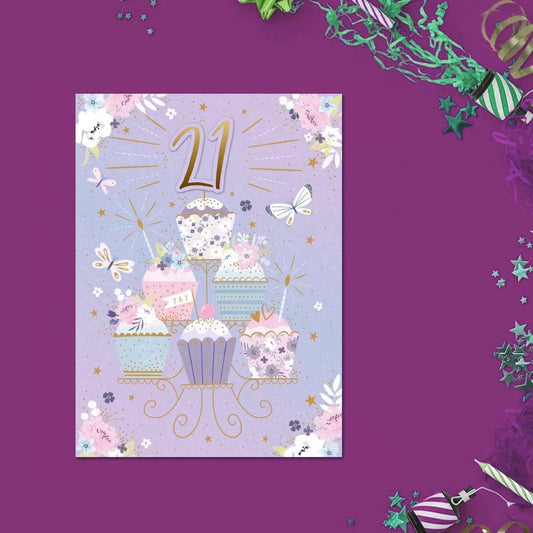 Spritz - 21 Birthday Cupcakes Front Image