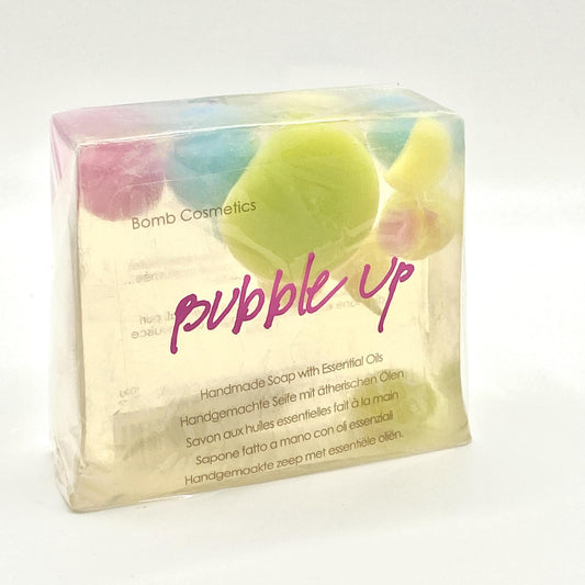 Bubble Up Soap Slice Displayed In Full