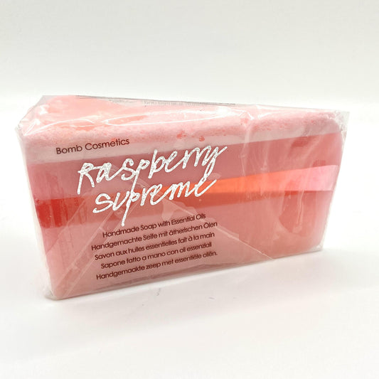 Raspberry Supreme Cake Slice Shown Individually