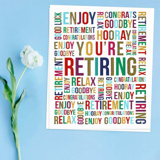 Retirement Greetings Card Front Image