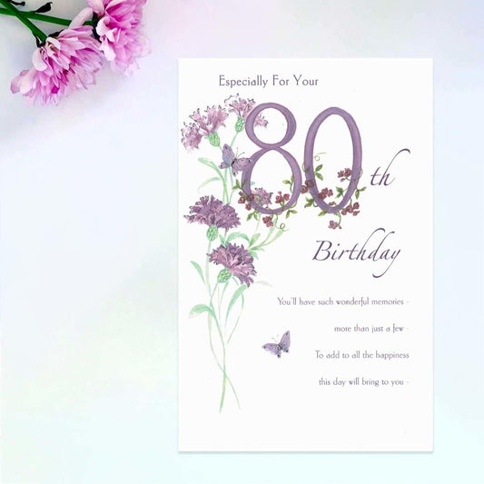 Kathryn White - Especially For Your Your 80th Birthday Card front Image